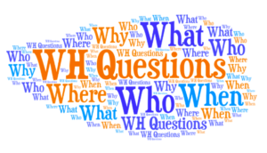 What goes into teaching children to answer WH questions?